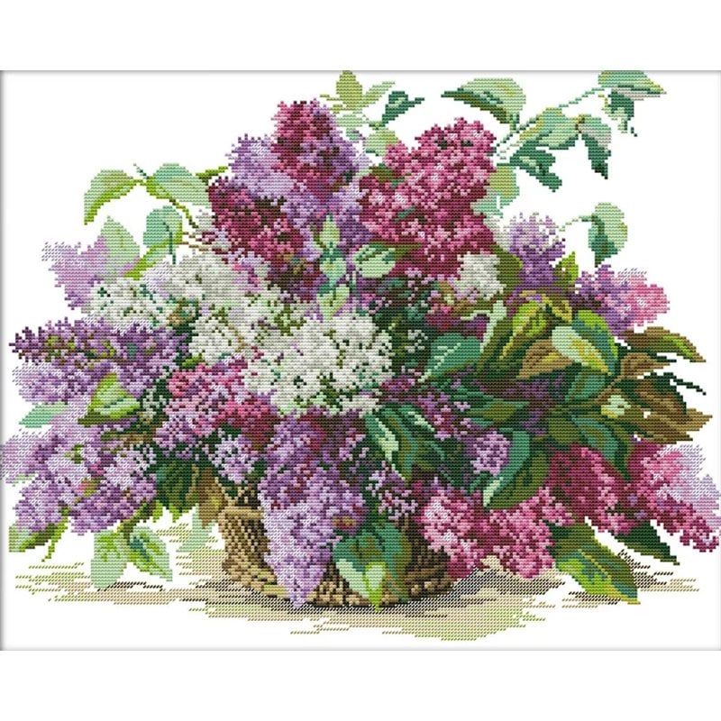 Kit de broderie Lilas Kit de broderie Lilas