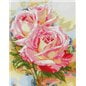 Kit de broderie Roses roses Kit de broderie Roses roses