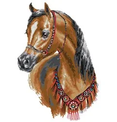 Embroidery kit Arabian Horse