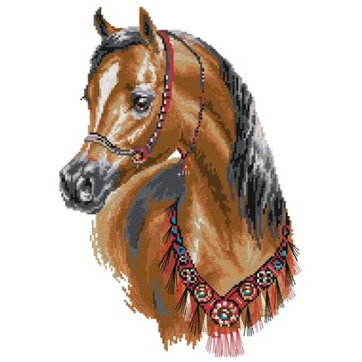 Borduurpakket Arabisch paard