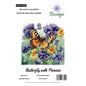Embroidery kit Butterfly with Pansies Embroidery kit Butterfly with Pansies