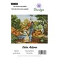 Embroidery kit Cabin Autumn Embroidery kit Cabin Autumn