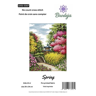 Borduurpakket Lente