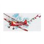 Embroidery kit Biplane