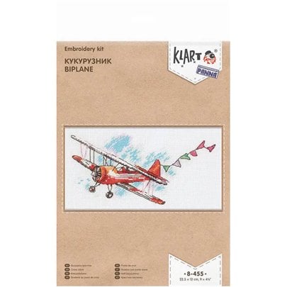 Kit de broderie Biplan