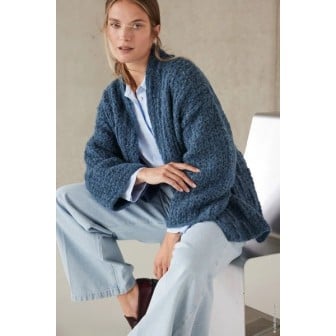 Cardigan au crochet FJ70M32