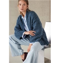 Häkel cardigan FJ70M32