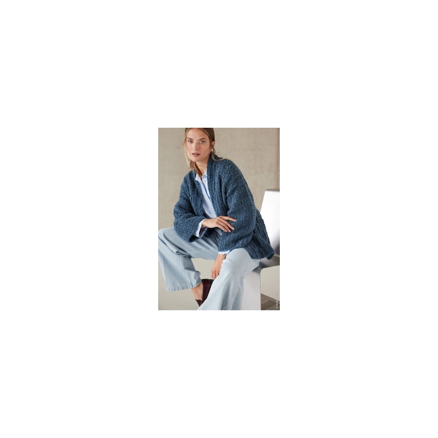 Häkel cardigan FJ70M32