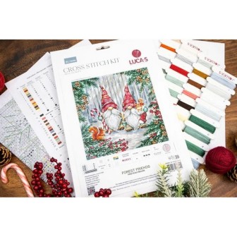 Luca-S Embroidery kit Forest Friends