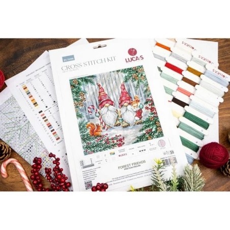 Kit de broderie Les amis de la forêt