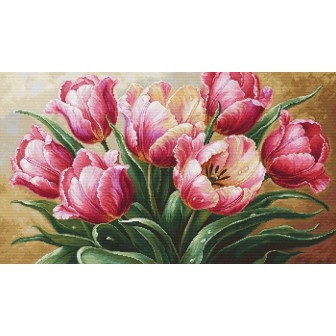 Luca-S Stickset Anmutige Tulpen