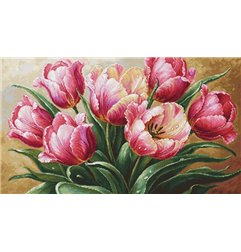 Embroidery kit Graceful Tulips Embroidery kit Graceful Tulips