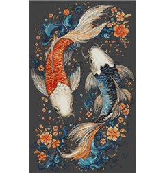 Stickset Zwei magische Fische Stickset Zwei magische Fische