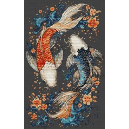 Embroidery kit Rwo Magic fish