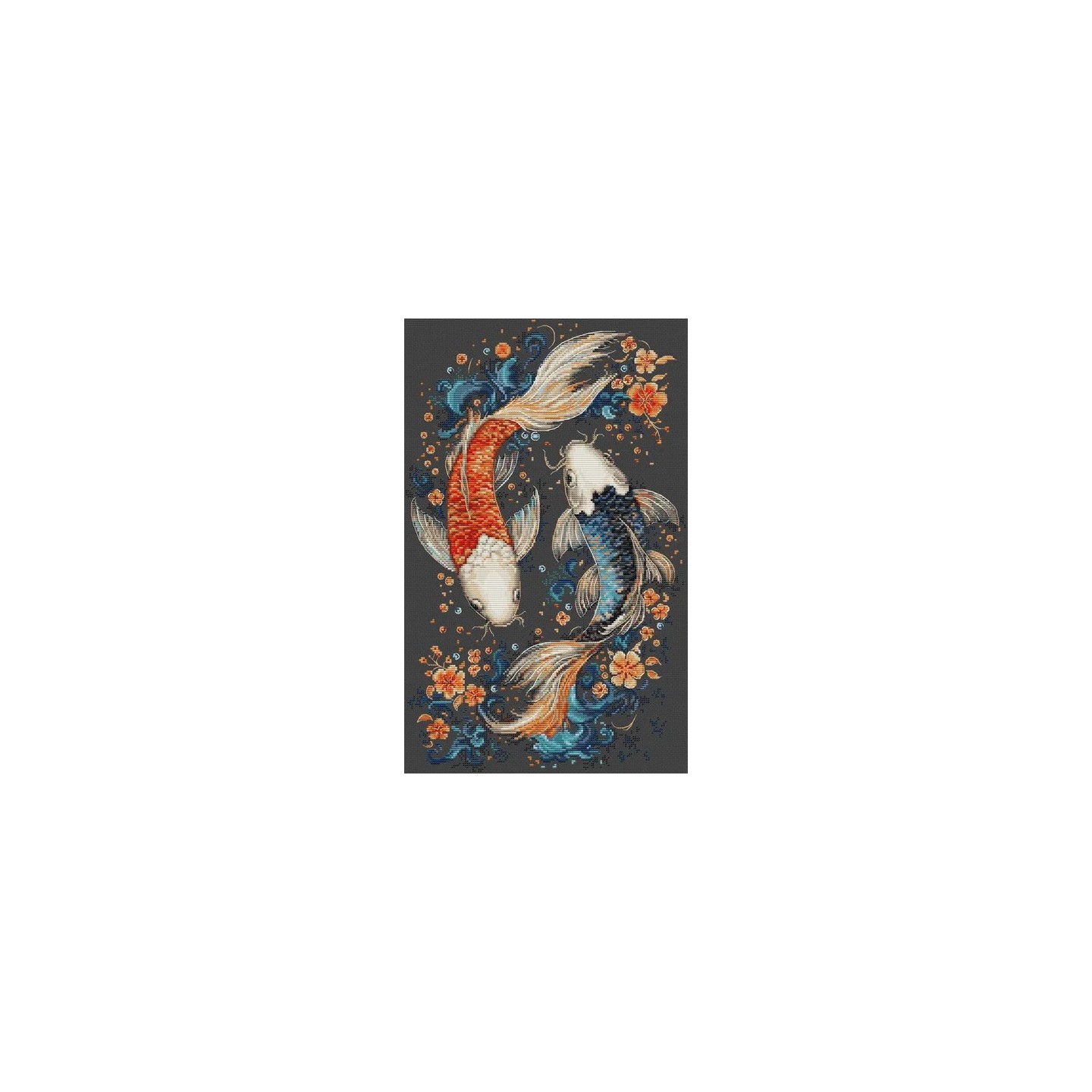 Luca-S Embroidery kit Rwo Magic fish