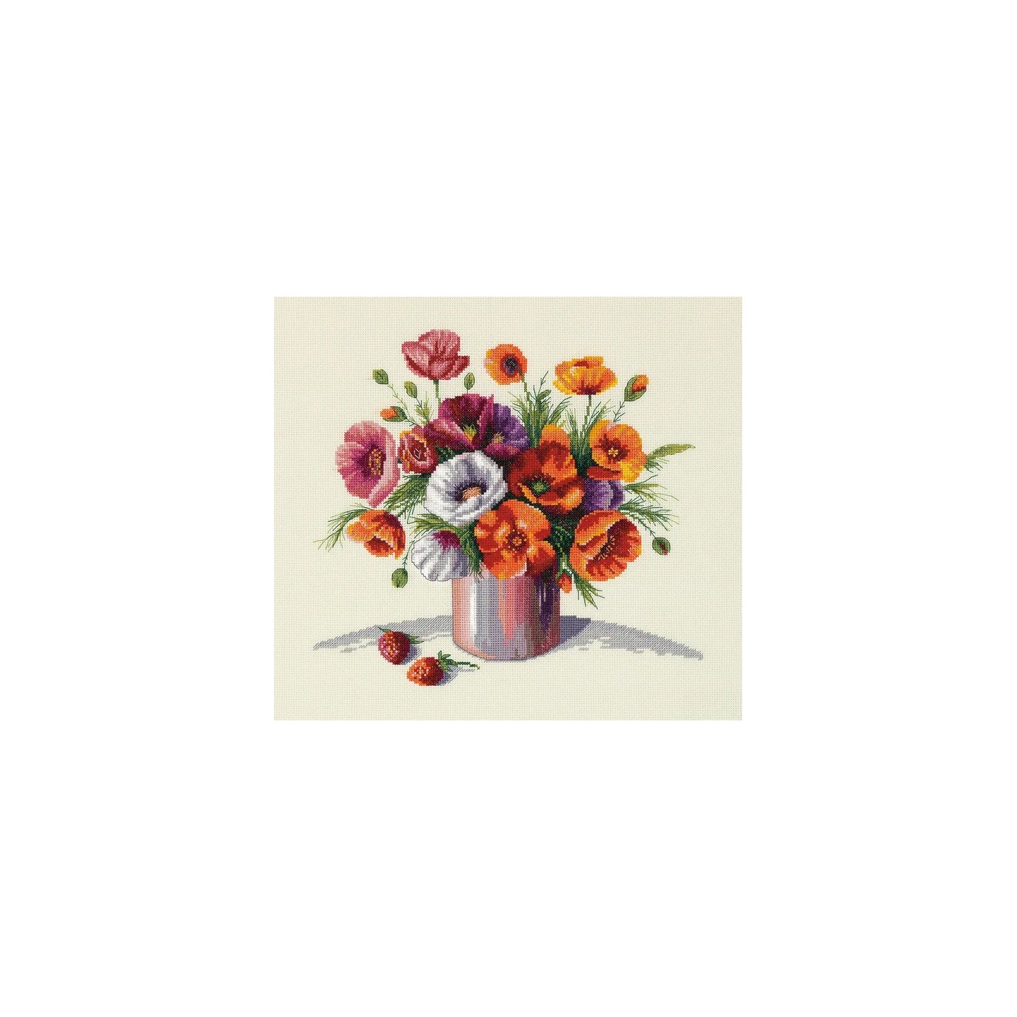 Stickset Morgenmohn