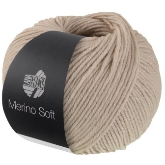 Lana Grossa Merino Soft 002 Grijsbeige