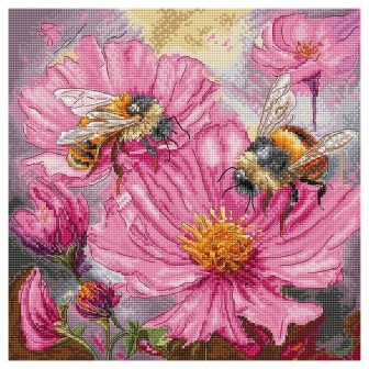Kit de broderie Fleurs de miel