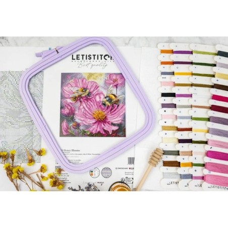 Stickset Honigblüten