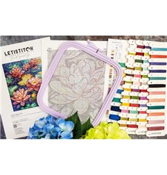 Stickset Seerose Stickset Seerose