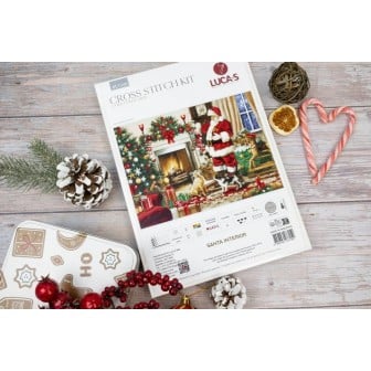 Luca-S Borduurpakket Kerstman interieur