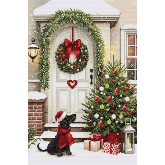 Luca-S Embroidery kit Waiting for Christmas