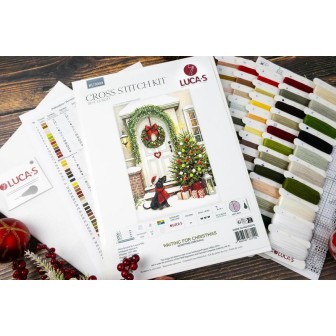 Luca-S Embroidery kit Waiting for Christmas