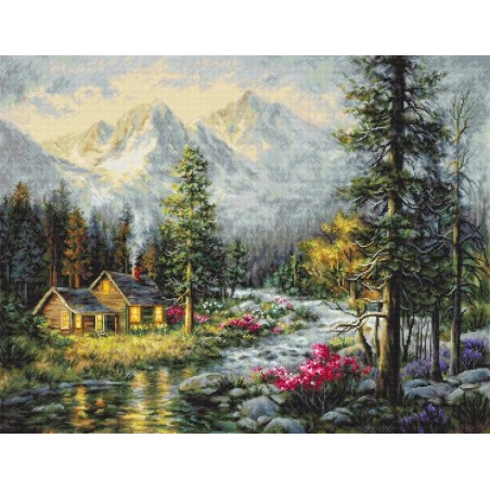Stickset Hütte des Campers