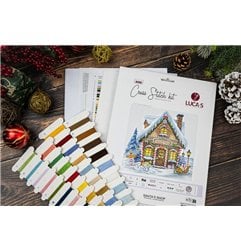 Borduurpakket De winkel van de Kerstman