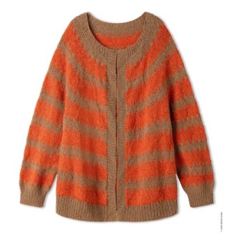 Lana Grossa Vest met ronde pas NK4M13