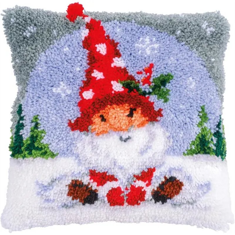Knüpfkissenpackung Weihnachtsgnom im Schnee 201456 Knüpfkissenpackung Weihnachtsgnom im Schnee 201456