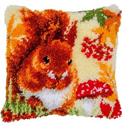 Knüpfkissenpackung Eichhörnchen im Herbst 206643 Knüpfkissenpackung Eichhörnchen im Herbst 206643