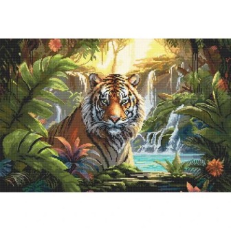Stickset Wasserfall Ruhe