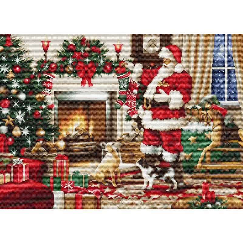 Stickset Weihnachtsmann-Interieur Stickset Weihnachtsmann-Interieur