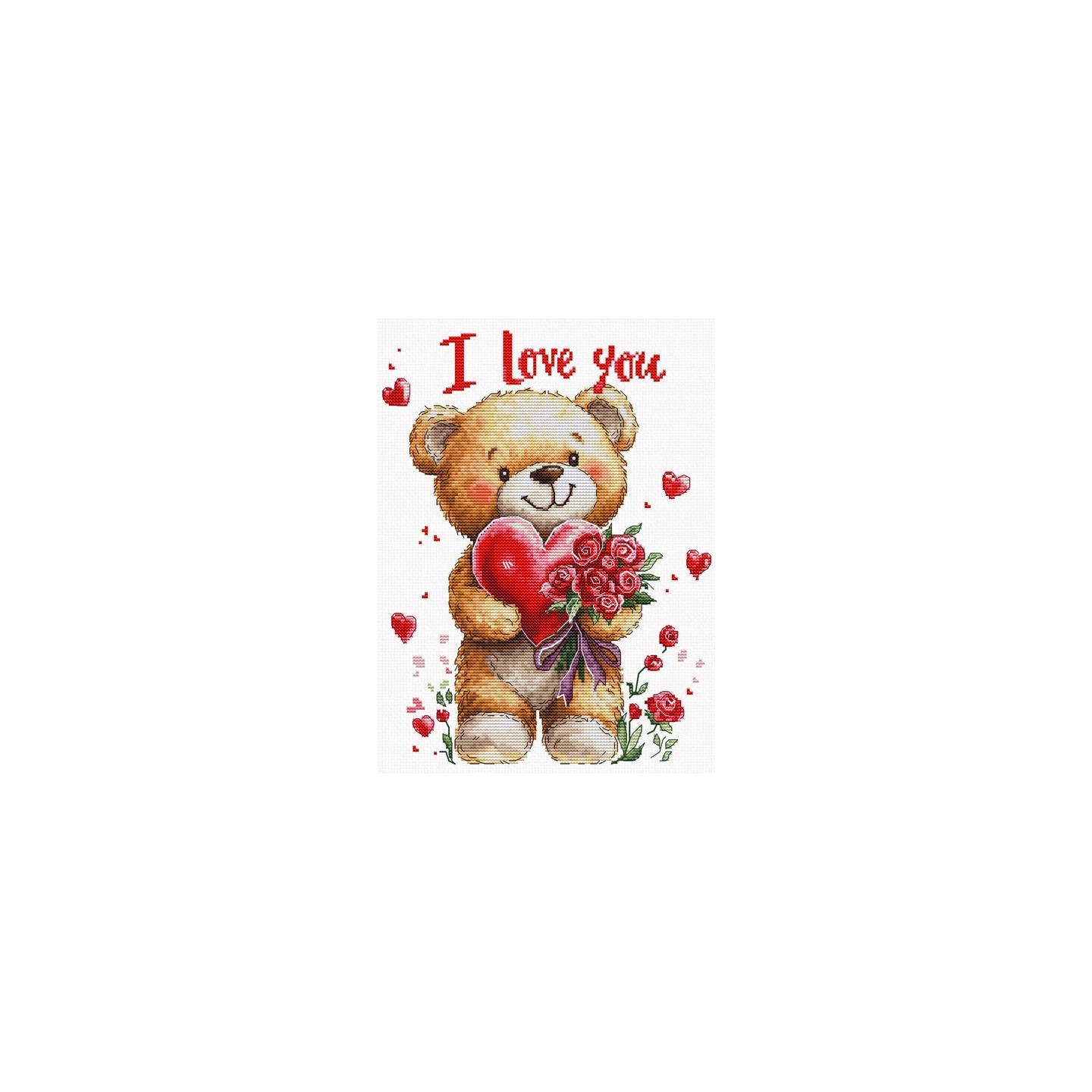 Embroidery kit Bouquet of Love
