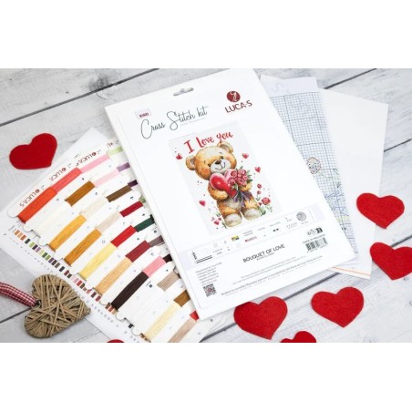 Borduurpakket Boeket van liefde