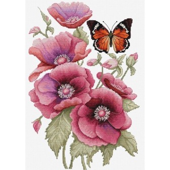 Kit de broderie Le parfum des anémones