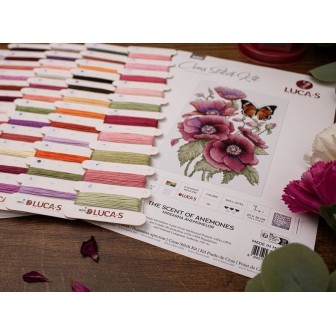 Kit de broderie Le parfum des anémones