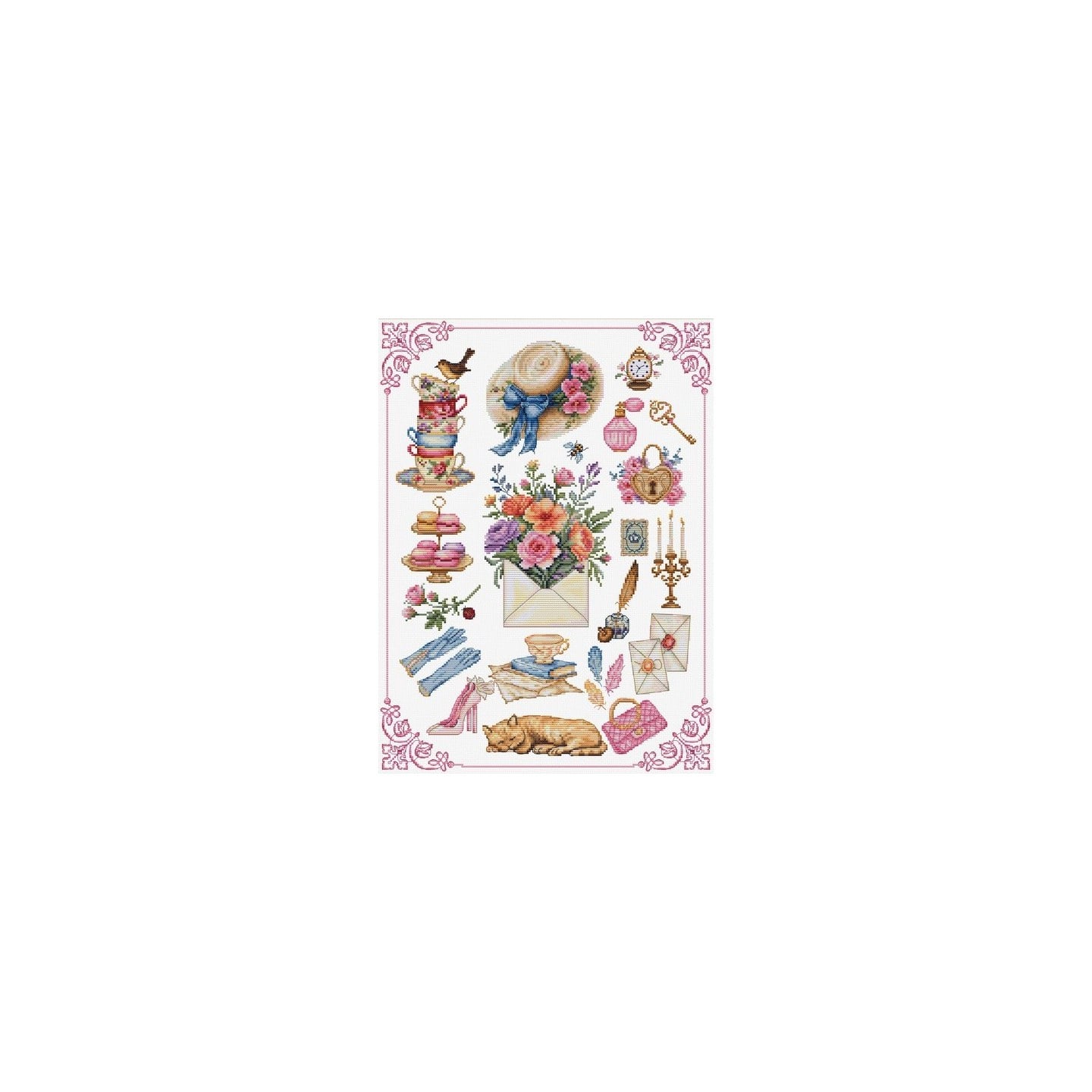 Kit de broderie Beauté