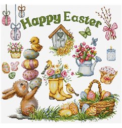 Embroidery kit Happy Easter Embroidery kit Happy Easter
