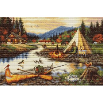 Kit de broderie Ruisseau d’or