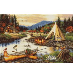 Kit de broderie Ruisseau d’or Kit de broderie Ruisseau d’or