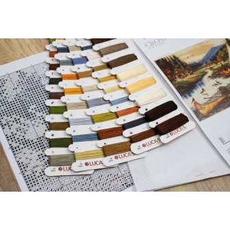 Embroidery kit Gold Creek