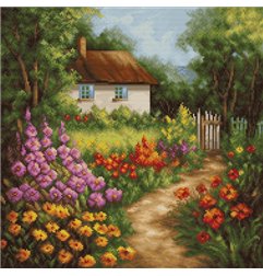Embroidery kit Country House Embroidery kit Country House
