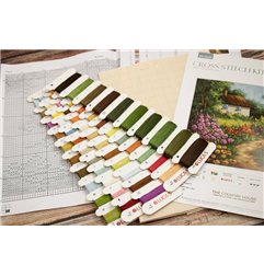 Embroidery kit Country House Embroidery kit Country House