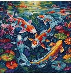 Embroidery kit The Aquarium Embroidery kit The Aquarium