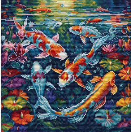 Borduurpakket Het Aquarium