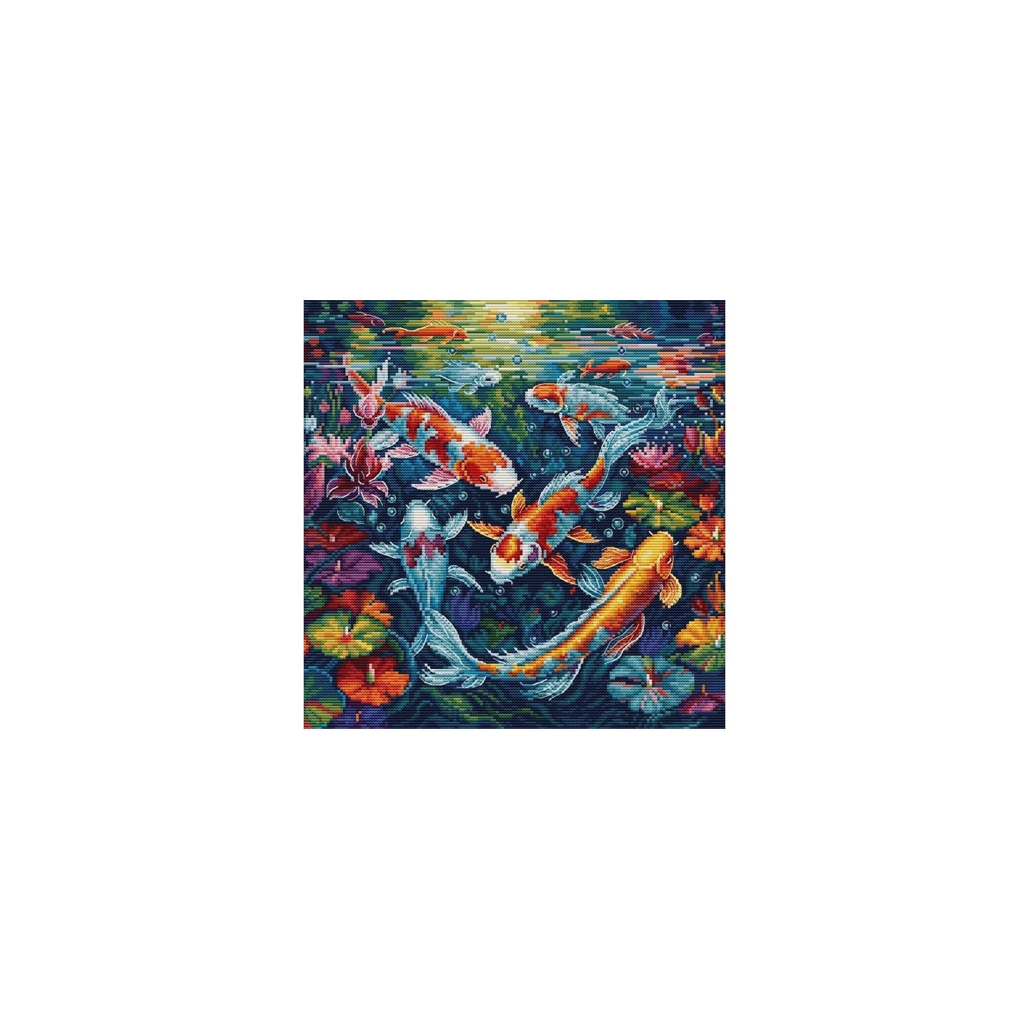 Stickset Das Aquarium