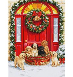 Stickset Weihnachtsmannlieferung Stickset Weihnachtsmannlieferung