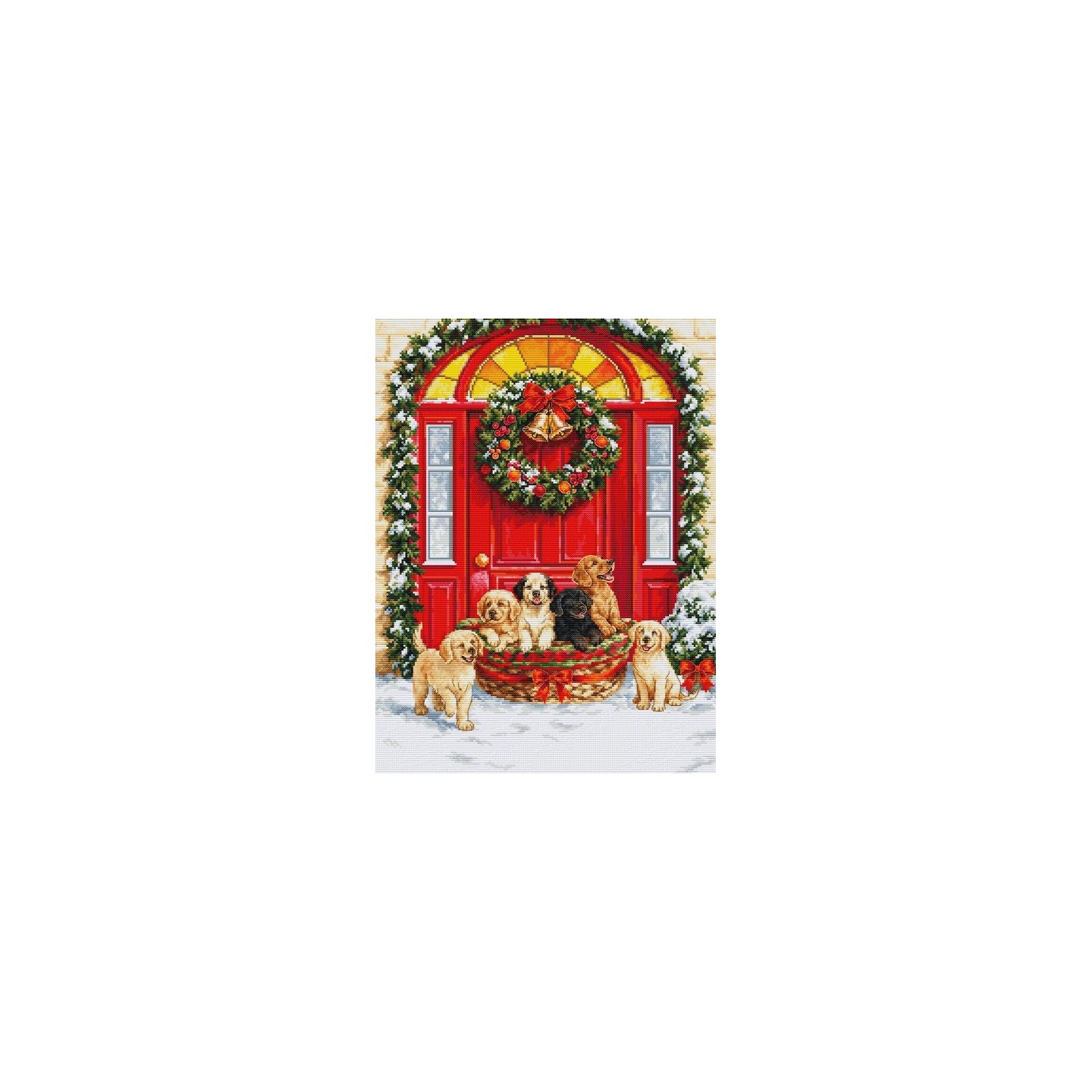 Kit de broderie Livraison du Père Noël